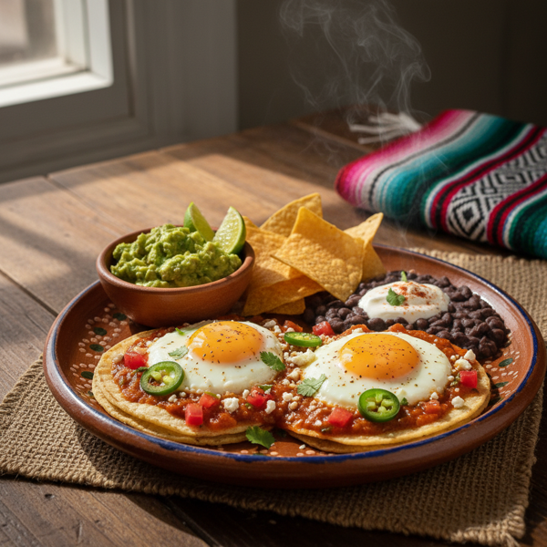 Spicy Mexican Huevos Rancheros Delight recipe