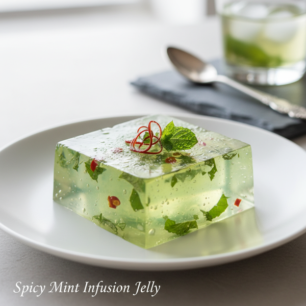 Spicy Mint Infusion Jelly recipe