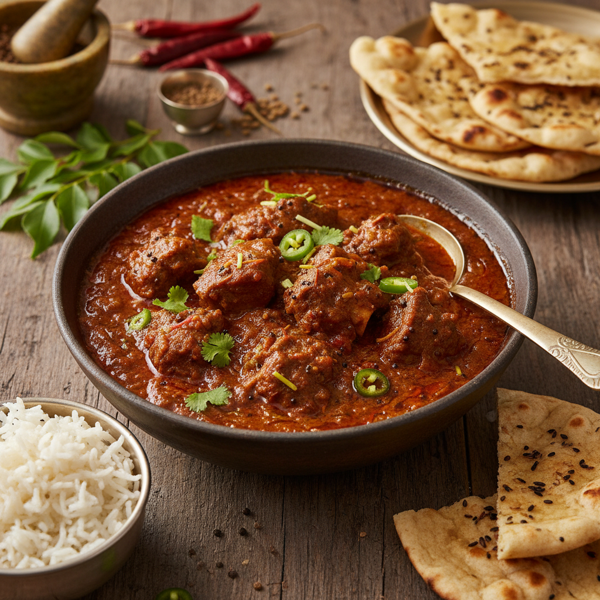 Spicy Mutton Vindaloo recipe