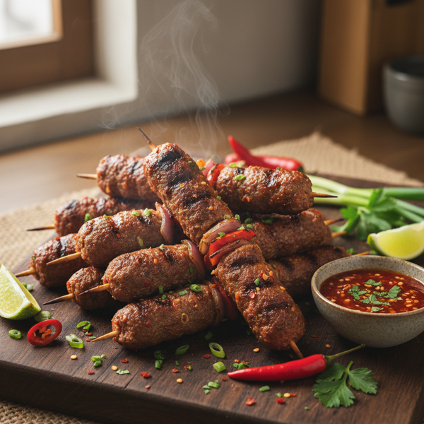 Spicy Nigerian Kofta Skewers recipe