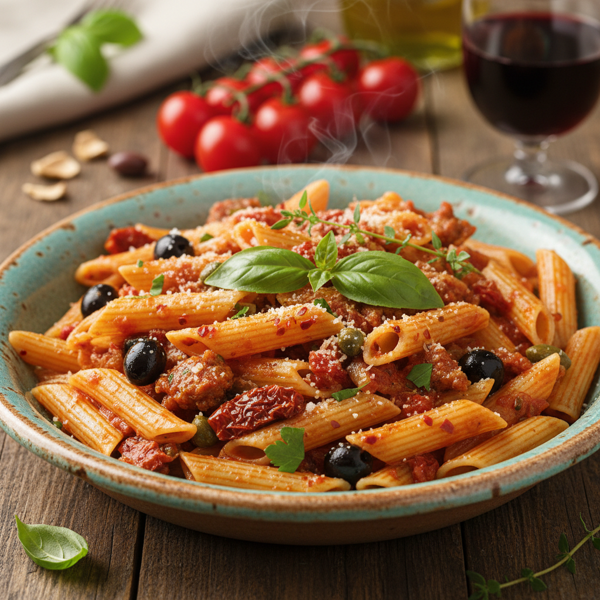 Spicy Penne Provencale recipe