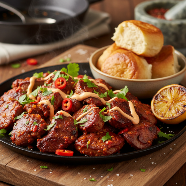 Spicy Peri Peri Chicken Livers Delight recipe