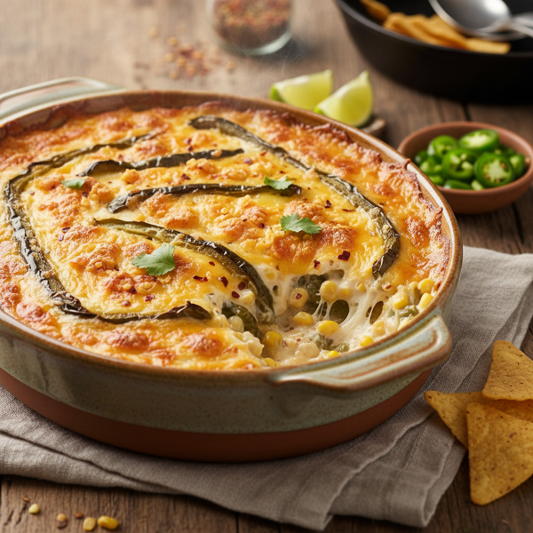 Spicy Poblano Cheese Delight recipe