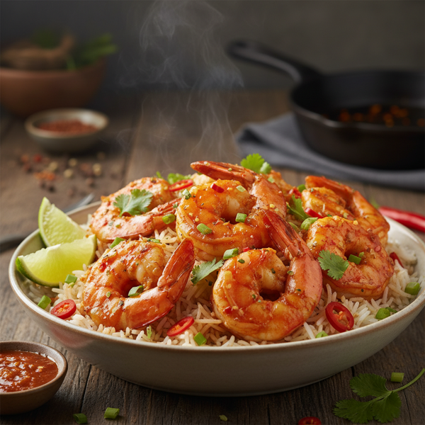 Spicy Prawn Delight recipe