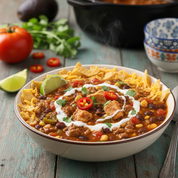 Spicy Ranch Rotel Taco Soup recipe