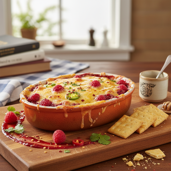 Spicy Raspberry Cheddar Cheese Delight recipe