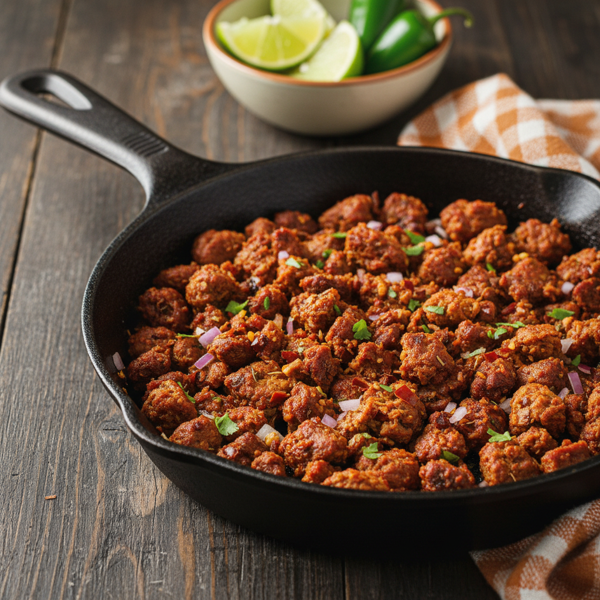 Spicy Seitan Chorizo Crumbles recipe