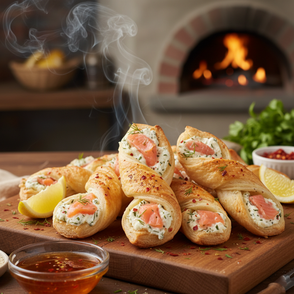 Spicy Smoked Salmon and Cream Cheese Delights recipe