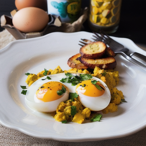 Spicy South African Curried Eggs Delight recipe