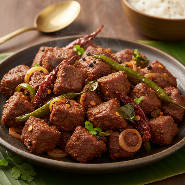Spicy South Indian Beef Fry recipe