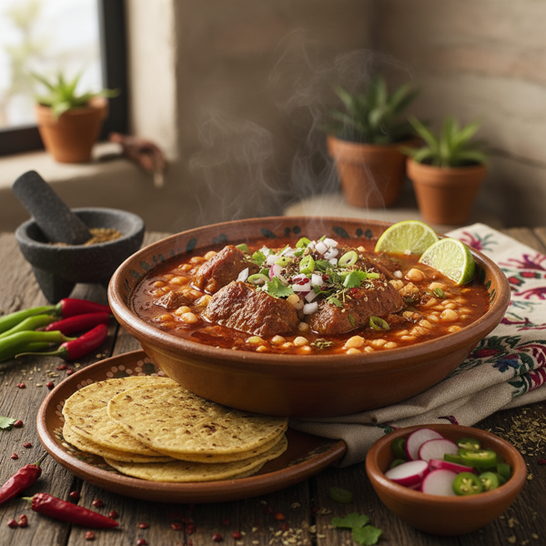 Spicy South Texas Pork Pozole recipe