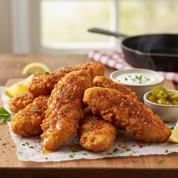 Spicy Southern-Style Chicken Tenders recipe