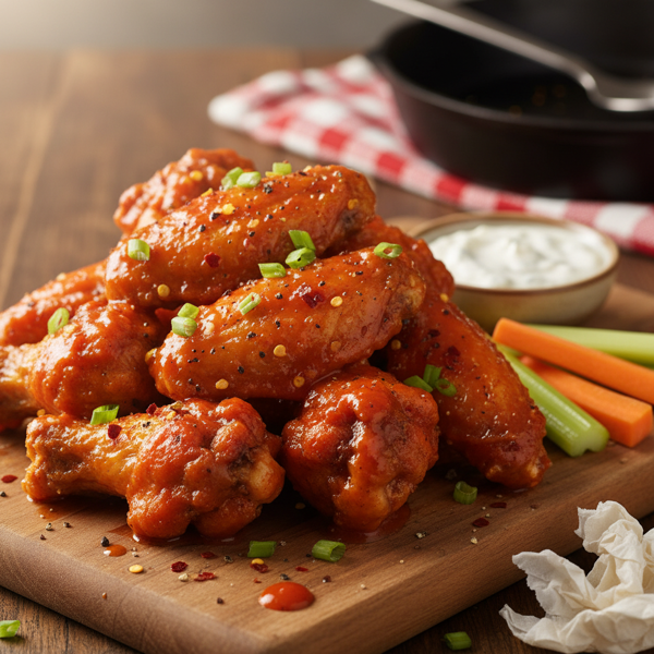 Spicy Southern Style Hot Wings recipe