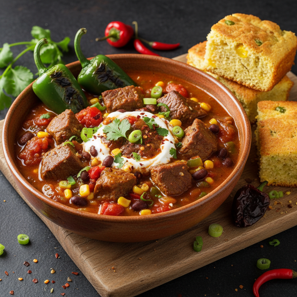 Spicy Southwestern Beef Stew recipe