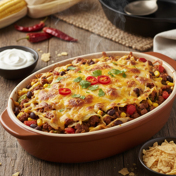 Spicy Southwestern Cabbage Casserole recipe