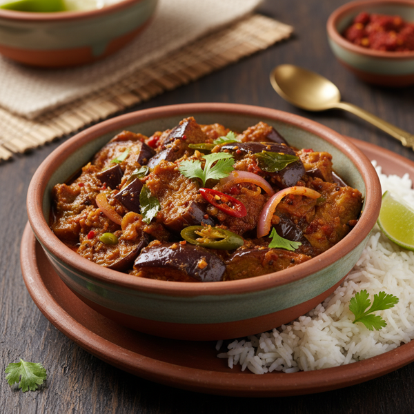 Spicy Sri Lankan Eggplant Delight recipe