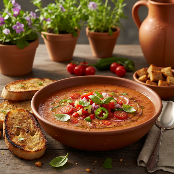 Spicy Summer Gazpacho recipe