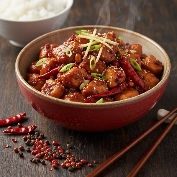 Spicy Szechuan Chicken Delight recipe