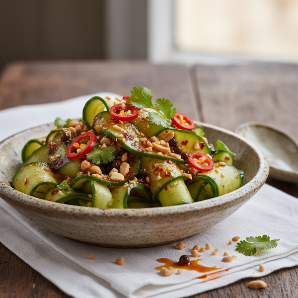 Spicy Szechuan Cucumber Delight recipe