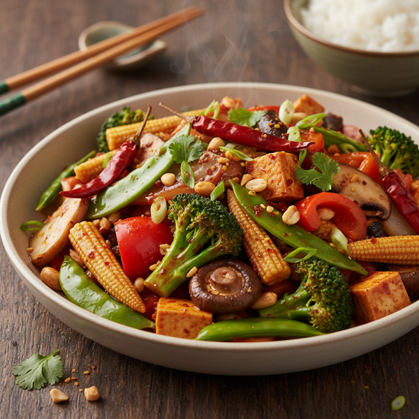 Spicy Szechuan Veggie Medley recipe