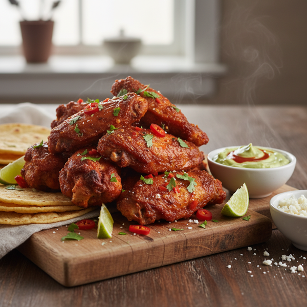 Spicy Taco Chicken Wings recipe