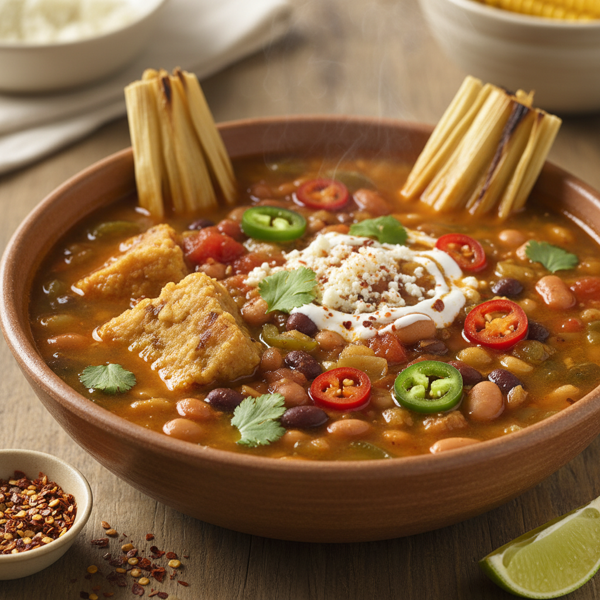 Spicy Tamale Bean Soup recipe