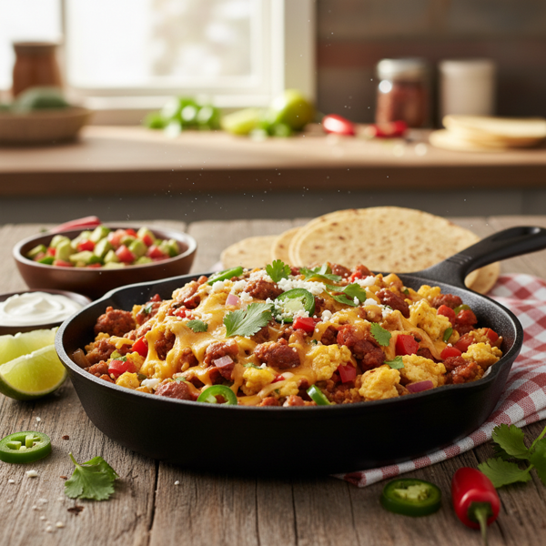 Spicy Tex-Mex Breakfast Scramble recipe