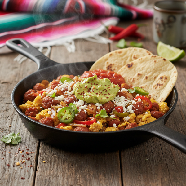 Spicy Tex-Mex Morning Scramble recipe