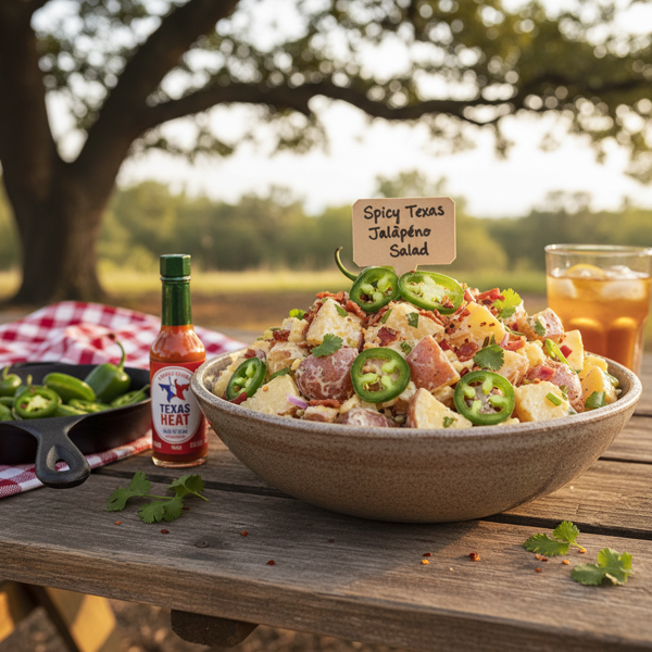 Spicy Texas Jalapeño Potato Salad recipe