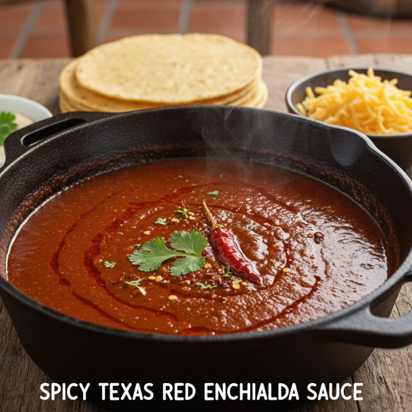 Spicy Texas Red Enchilada Sauce recipe