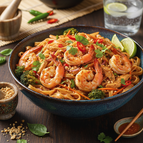 Spicy Thai Delight Noodles recipe