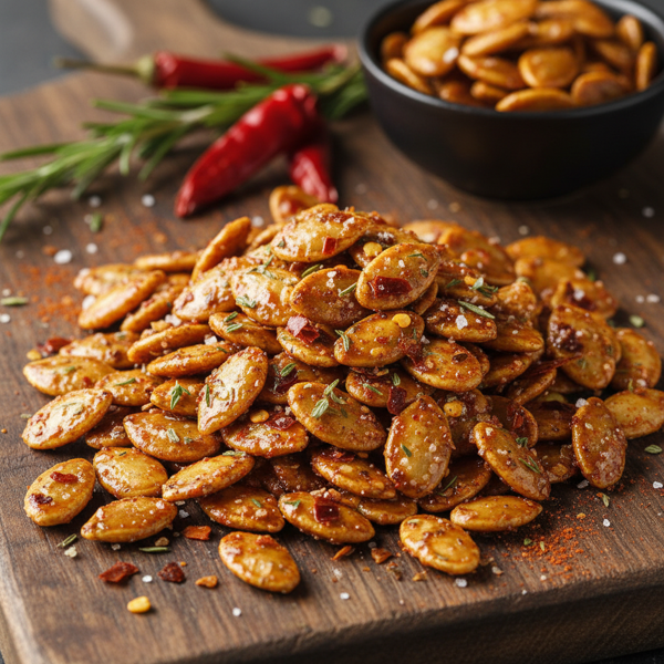 Spicy Toasted Pumpkin Seed Delights recipe