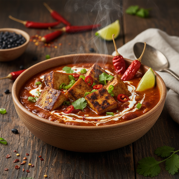 Spicy Tofu Chili Delight recipe