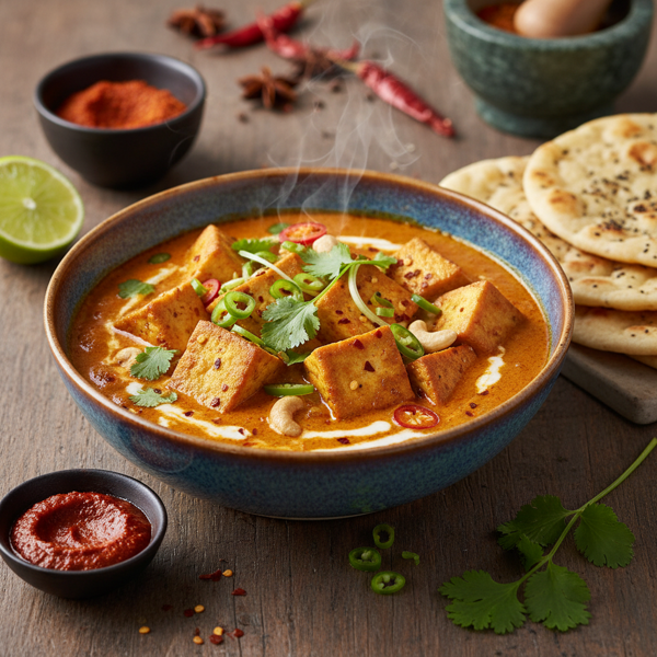 Spicy Tofu Coconut Curry recipe