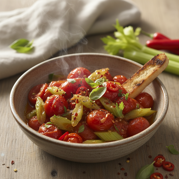 Spicy Tomato & Celery Medley recipe