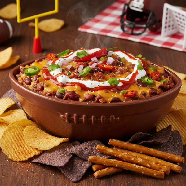Spicy Touchdown Bean Dip recipe