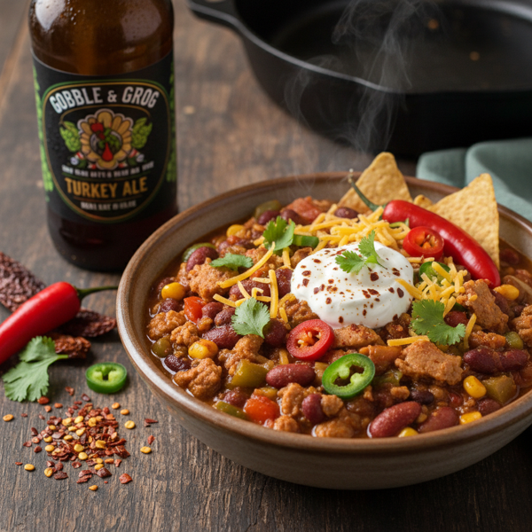Spicy Turkey and Beer Chili recipe