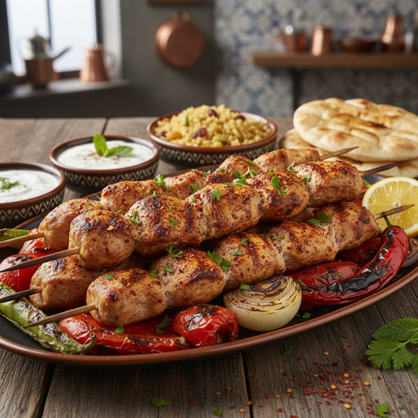Spicy Turkish Chicken Kebabs with Aleppo Chili recipe