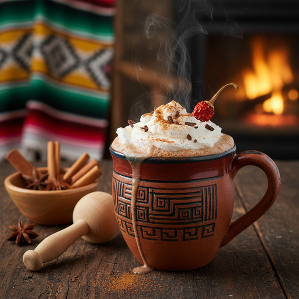 Spicy Vegan Mexican Hot Chocolate recipe