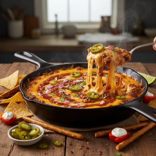 Spicy Velveeta Chili Cheese Dip recipe