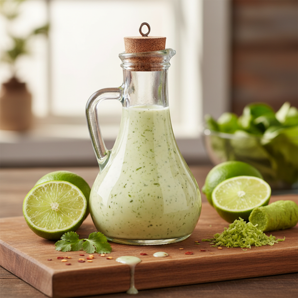 Spicy Wasabi Lime Vinaigrette recipe