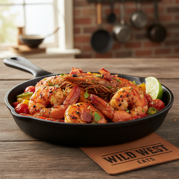 Spicy Wild West Shrimp Delight recipe