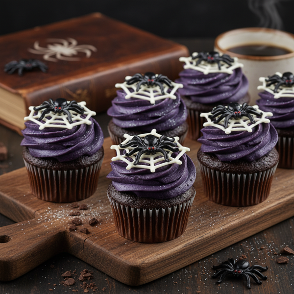 Spider's Delight Cupcakes recipe