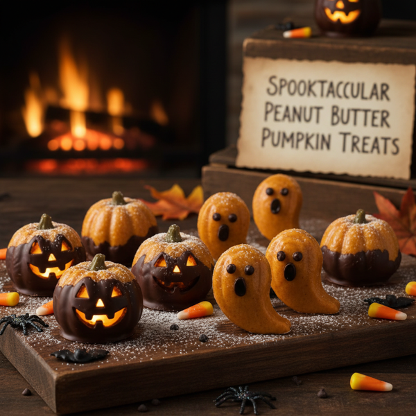 Spooktacular Peanut Butter Pumpkin Treats recipe
