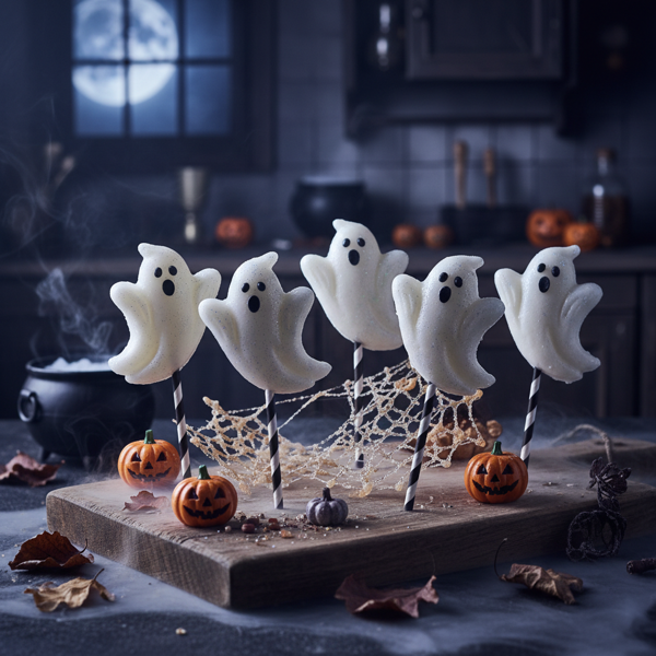 Spooky Ghost Lollipops recipe