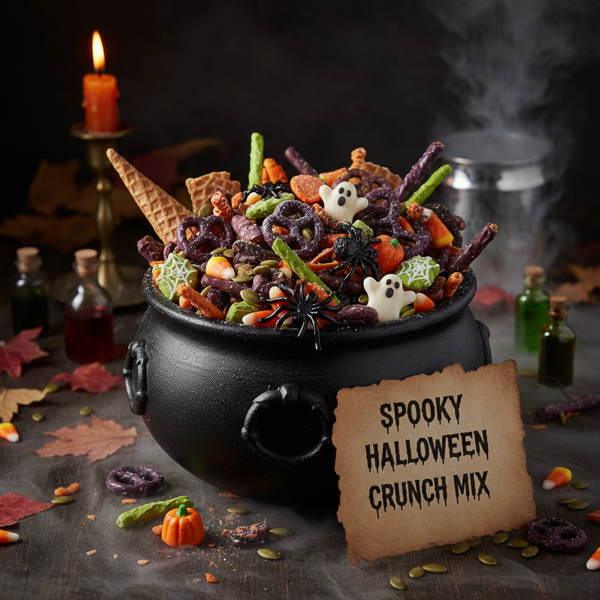 Spooky Halloween Crunch Mix recipe