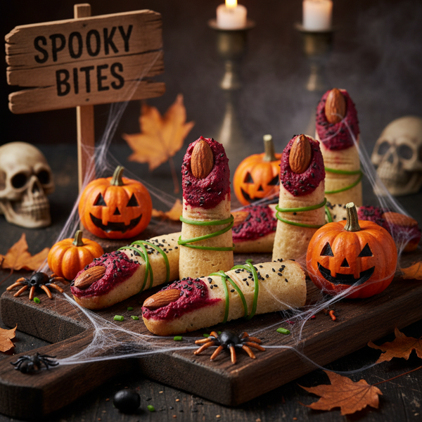 Spooky Halloween Finger Sandwiches recipe