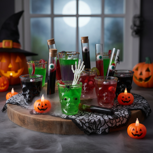 Spooky Halloween Jello Shots Extravaganza recipe