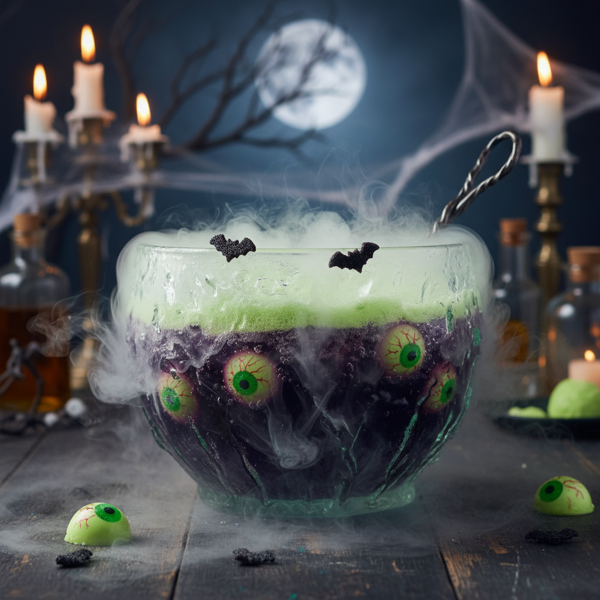 Spooky Lime Sherbet Punch recipe
