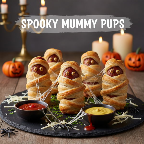 Spooky Mummy Pups recipe